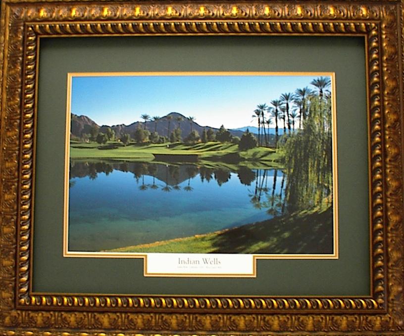 Indian Wells Golf Course Bronze Frame Forest Mat